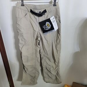 NWT Women's Mountain Hardwear Beige Canyon Pants, Size 6